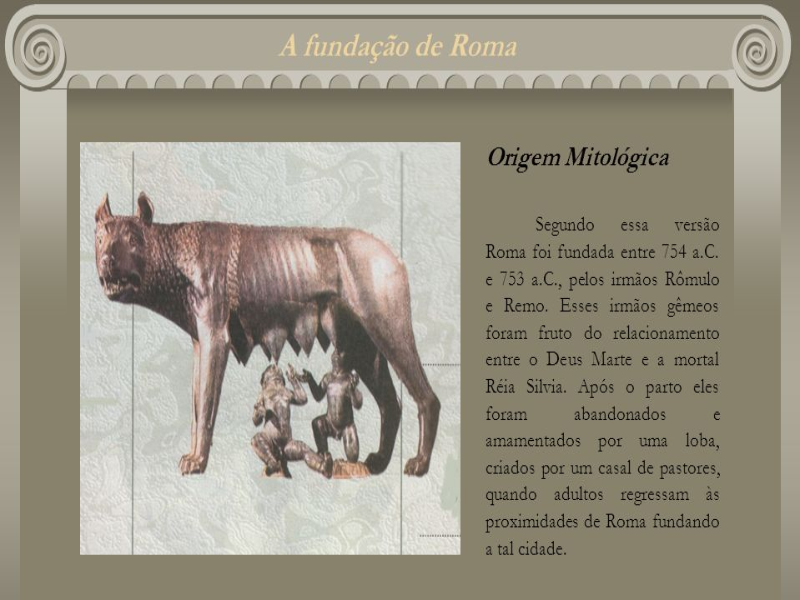 MITO DE FUNDAÇÃO DE ROMA ANTIGA puzzle