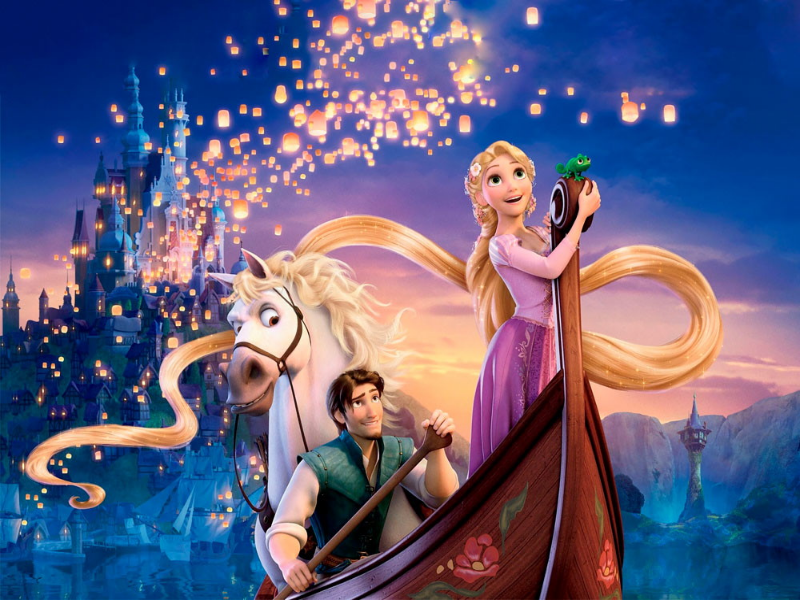 Quebra cabeça rapunzel puzzle